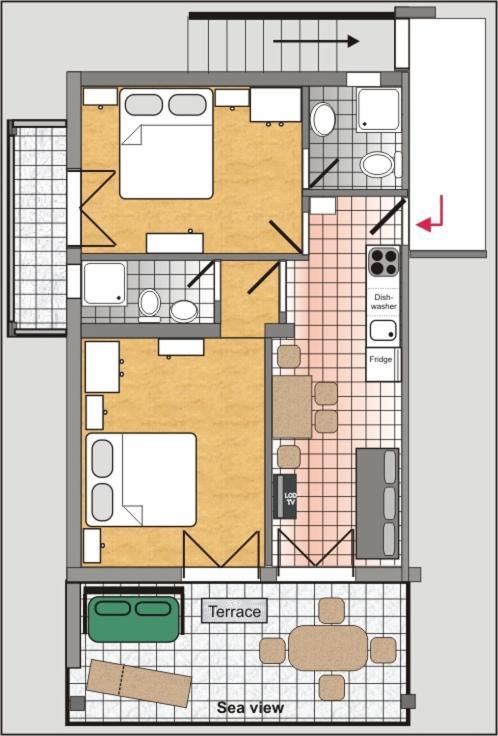 Apartments Dora Banjol Eksteriør bilde